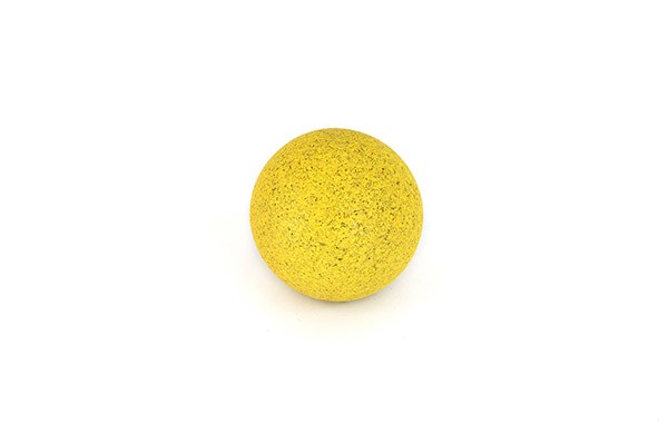Ball for soccer, cork, yellow, set, 10 pcs.