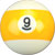 Billard Ball 9